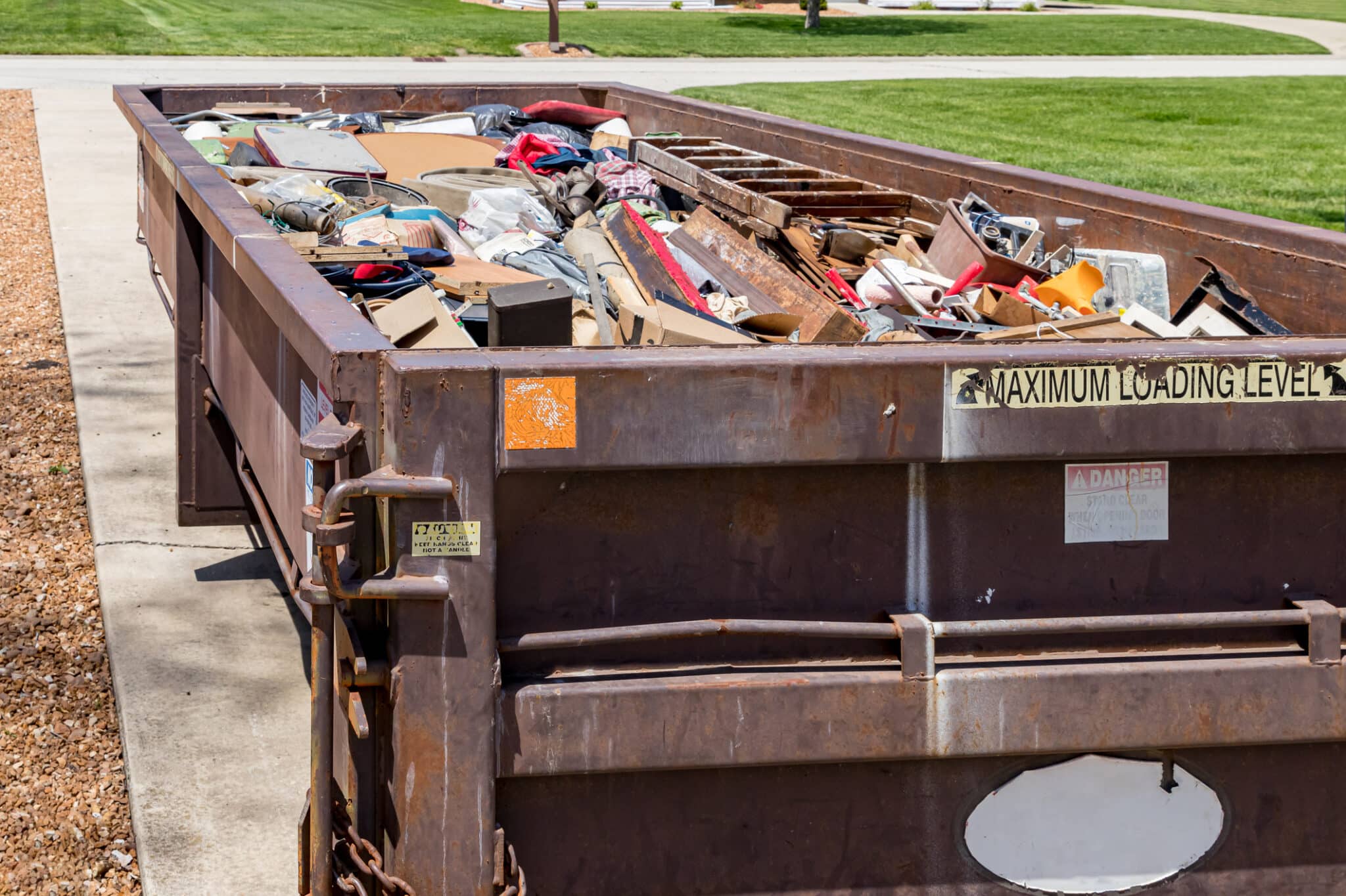 Garbage, Trash, or Waste Dumpster Junk Removal Services.