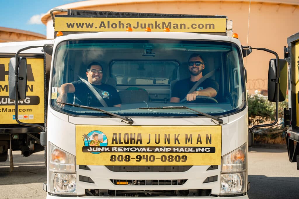 Couch Removal and Pickup Services From Aloha Junk Man.