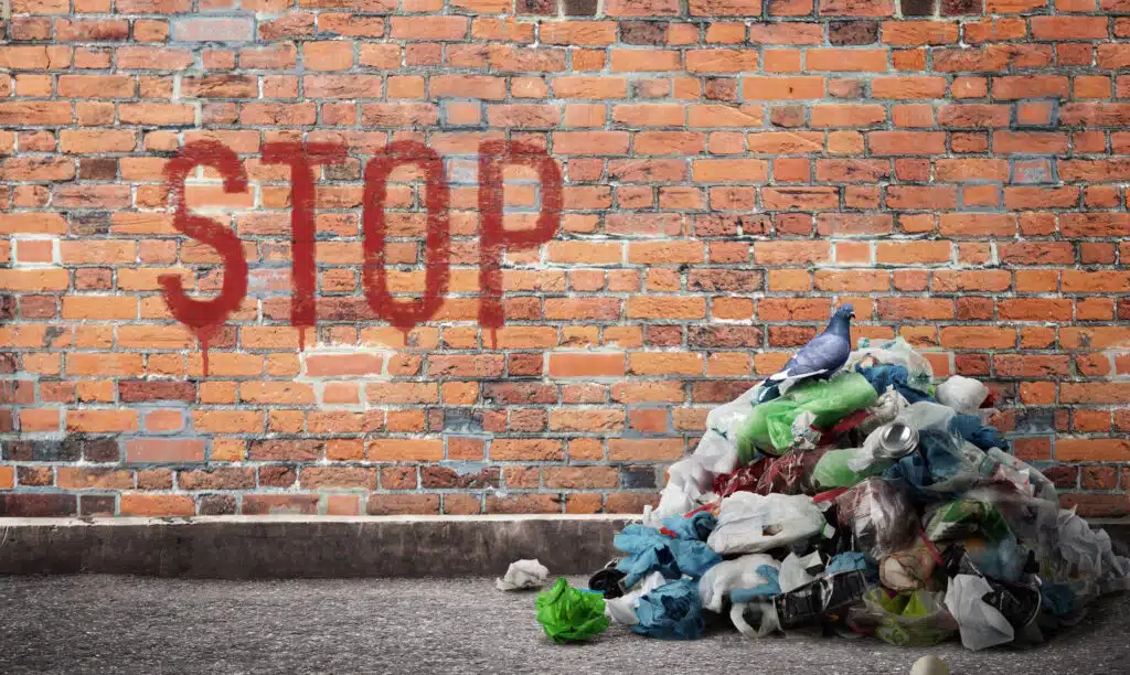 Stop illegal dumping.